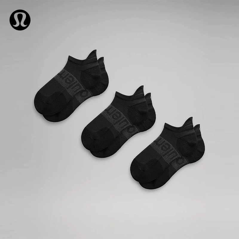 lululemon丨Power Stride 女士带提耳短袜 *3双装 LW9DDFS