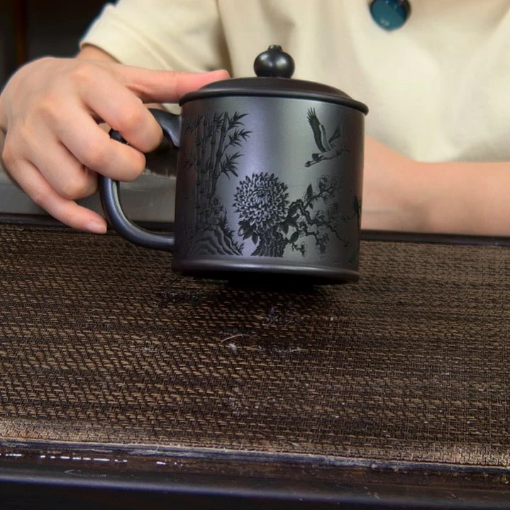 茶杯紫砂高货放漏