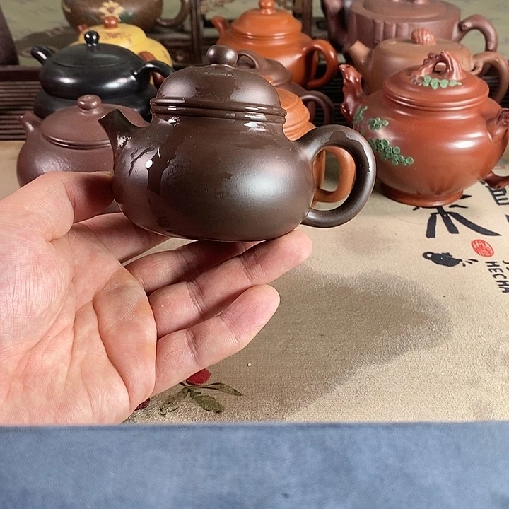 茶壶段泥紫砂的微瑕