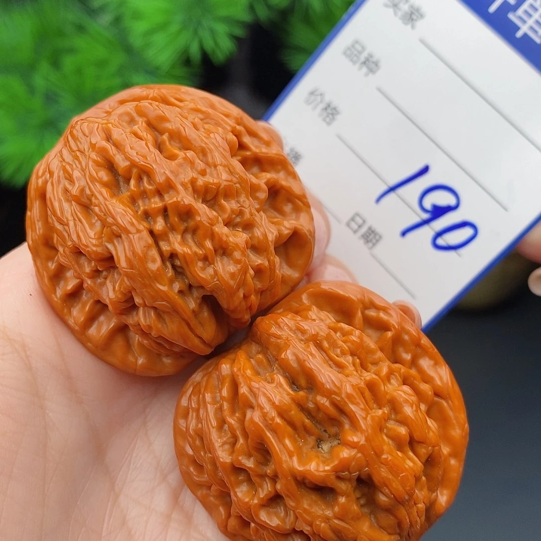 文玩核桃把件42虎头190