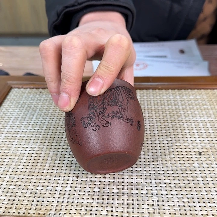 紫砂茶杯精品紫砂杯