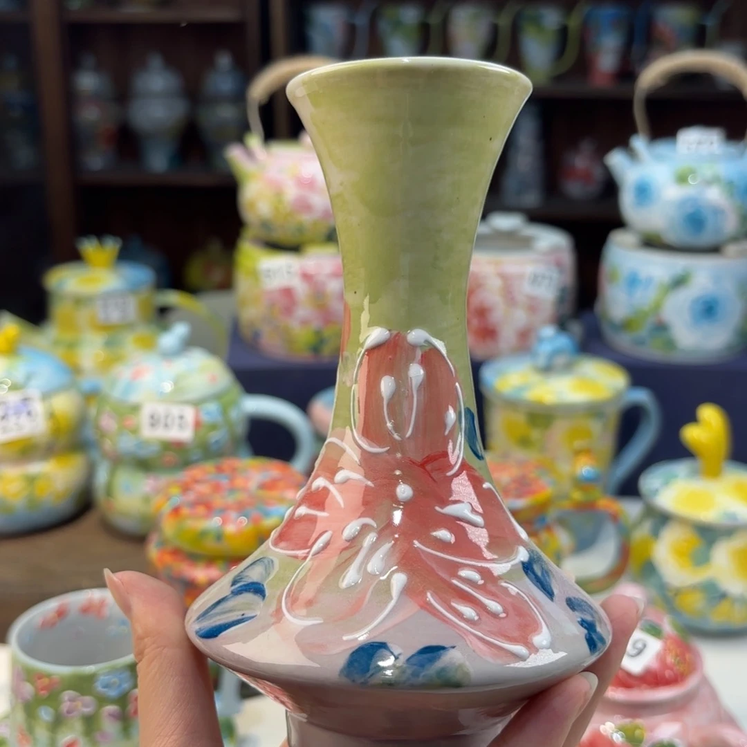 景德镇手绘高温釉下彩陶瓷茶具