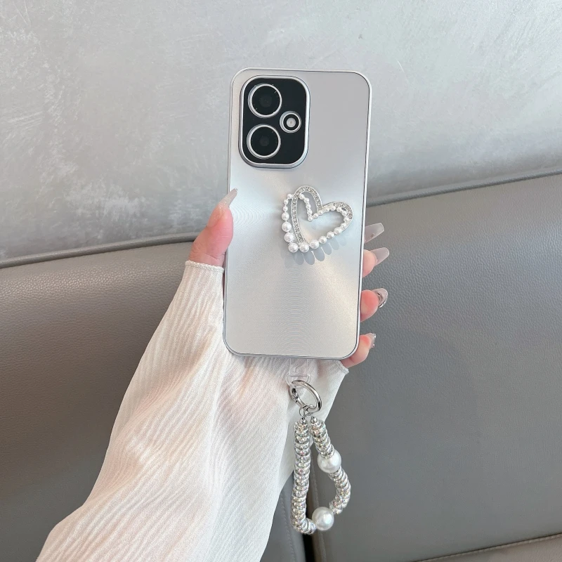 适用荣耀400手机壳新款高级感400pro创意爱心女款简约防摔保护壳