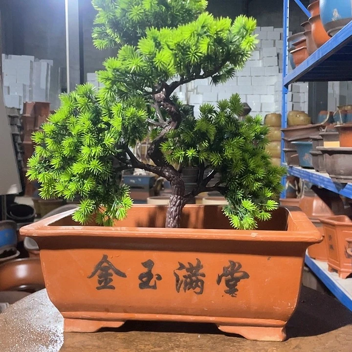 32红色马槽花盆花盆