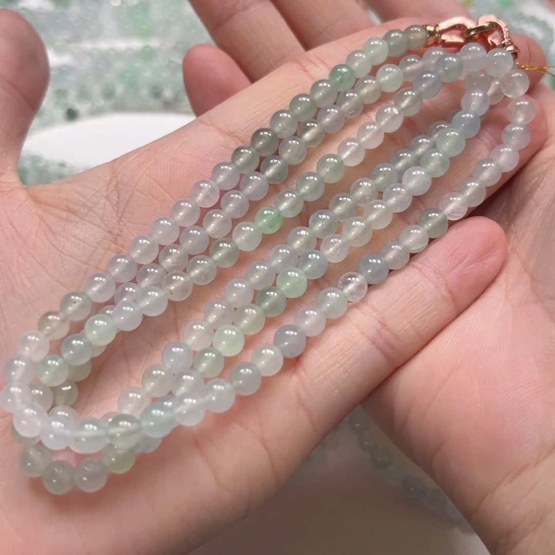 颈饰未镶嵌翡翠缅甸翡翠
