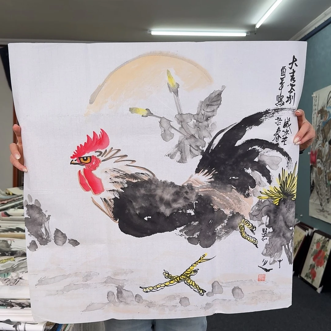 纯手绘国画作品作品