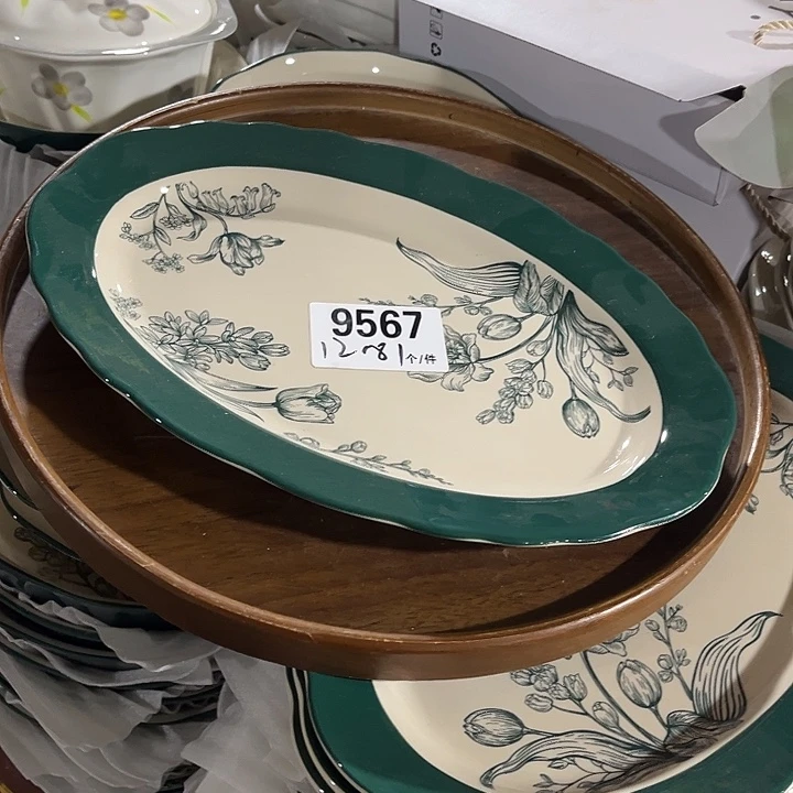 瓷微瑕外贸餐具9567