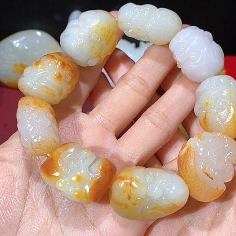 【闪购商品】未镶嵌和田玉挂件勇*