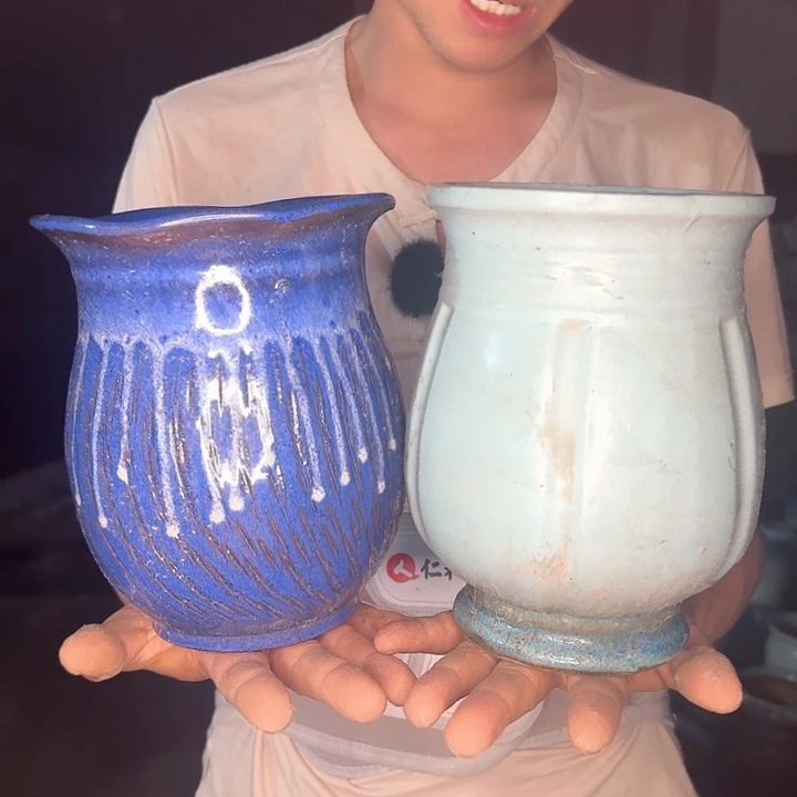 紫砂花瓶微瑕花盆处理来啦