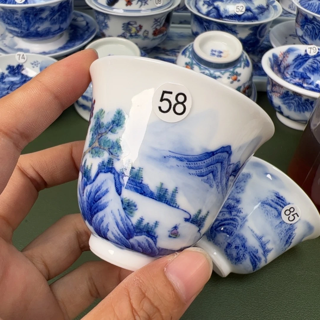 木木景德镇纯手工纯手绘茶具58