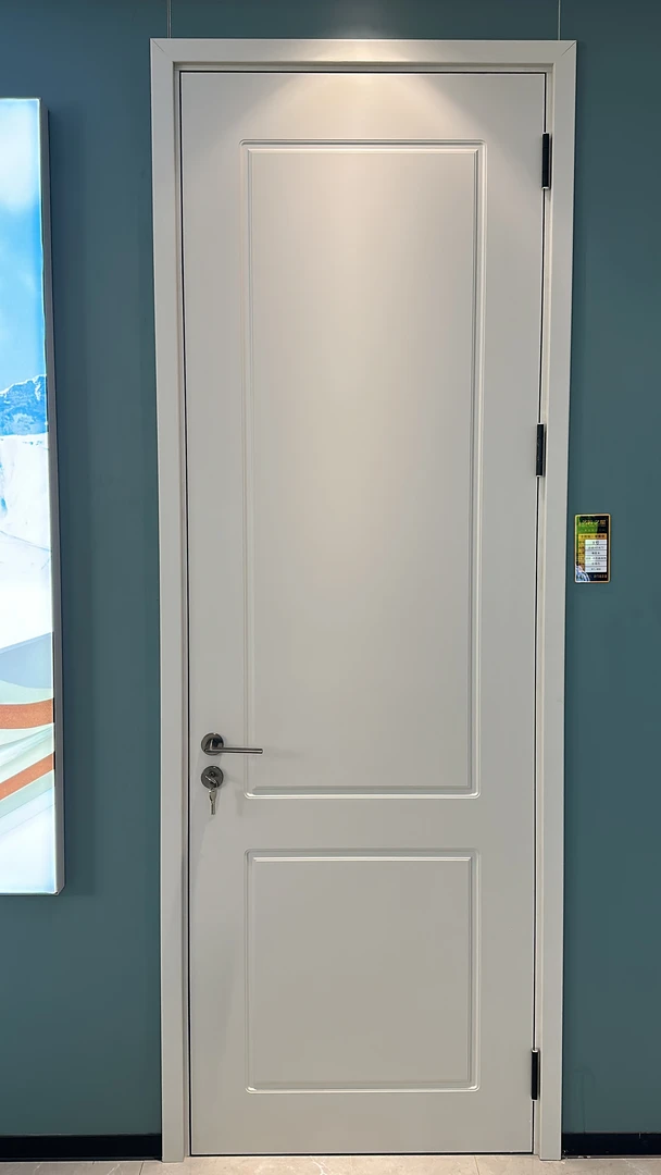 性价比系列-PETG木门卧室门实木实木门室内门白色房间门房门