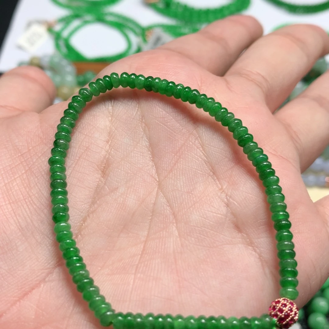 未镶嵌手链翡翠翡翠