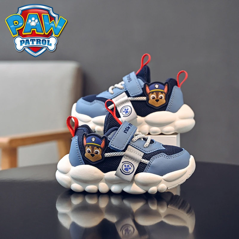 汪汪队男童2025新款鞋子小男孩运动鞋软底耐磨中小童魔术贴男宝宝