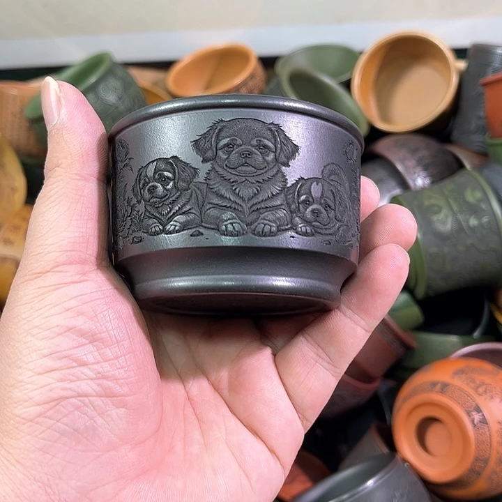 茶杯紫砂全手工紫砂主人杯