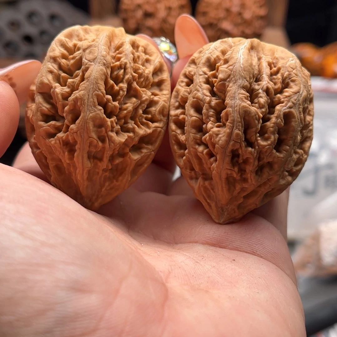 文玩核桃把件关东木子家楸大胖100