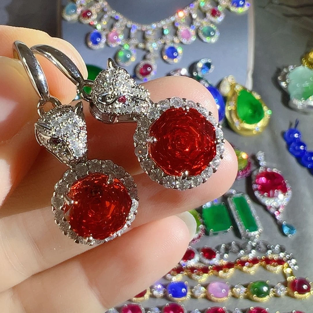 花岗石钨合金红色蓝色大宝贝