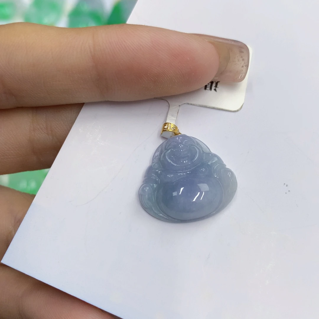 翡翠18K金镶嵌颈饰翡翠