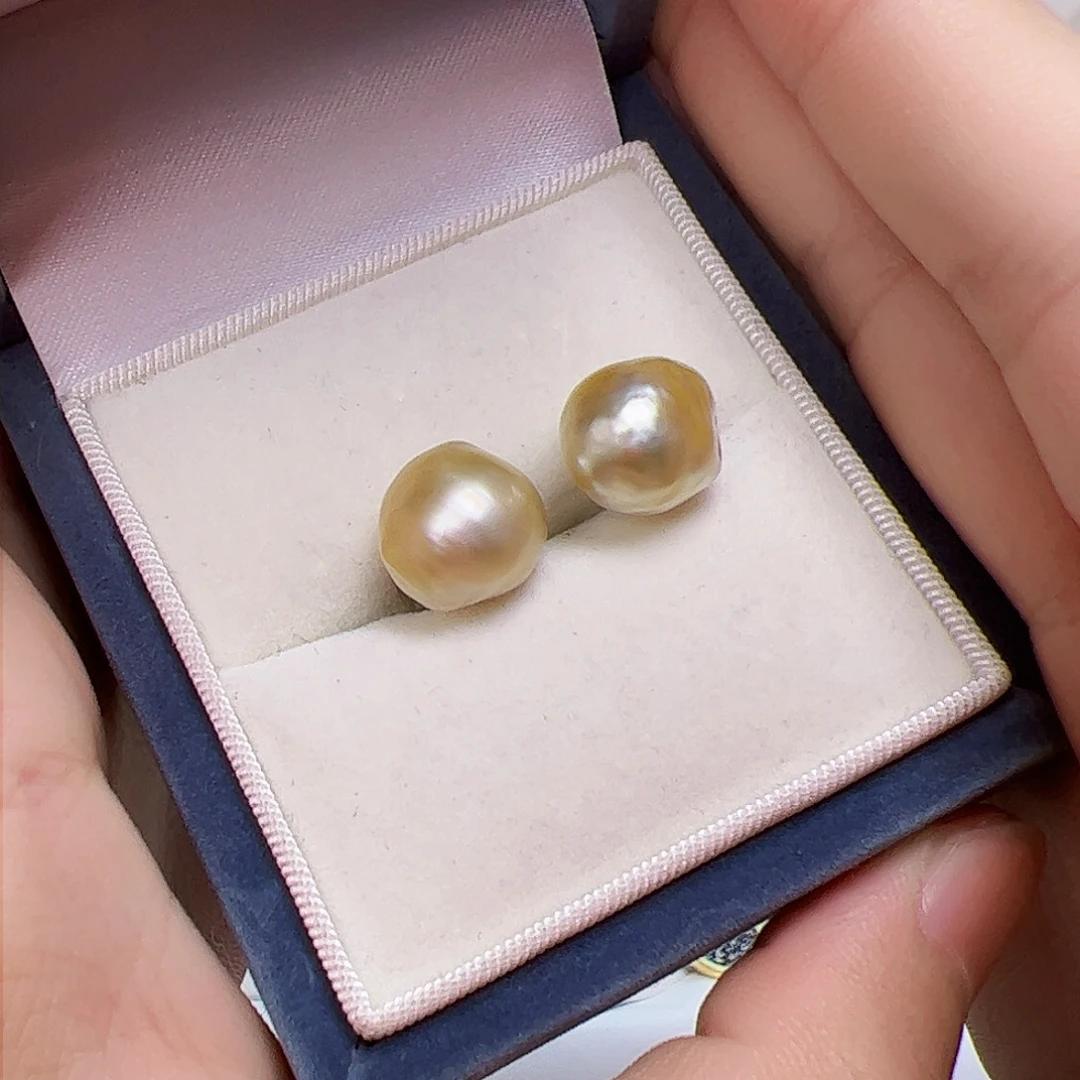 海水珍珠耳饰未镶嵌