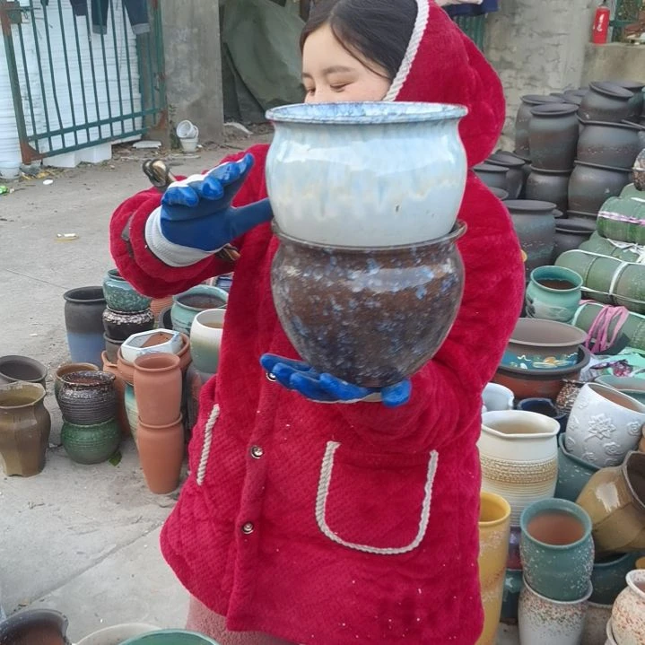 红陶口20高16瑕疵两个