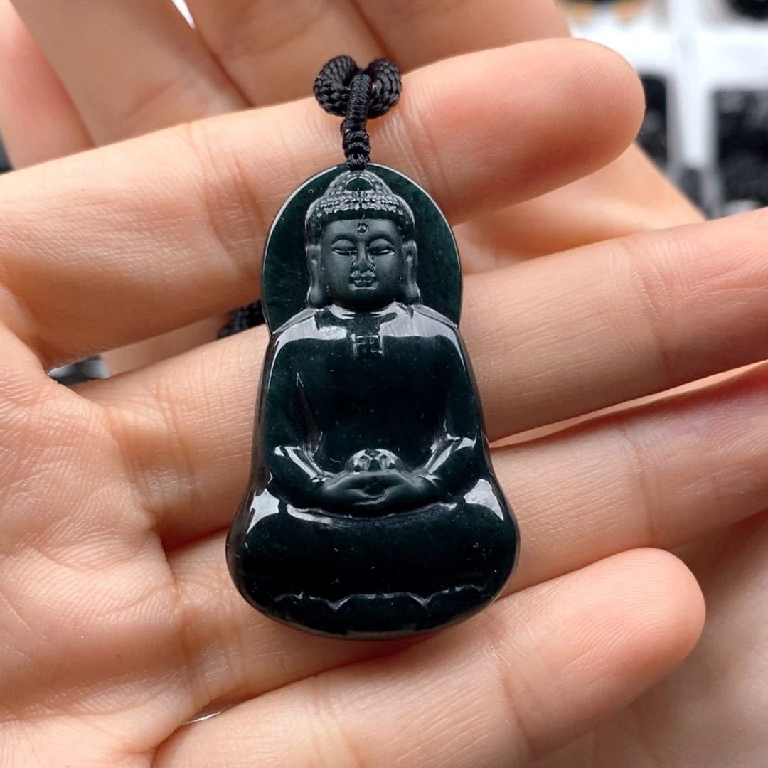 颈饰未镶嵌翡翠佛