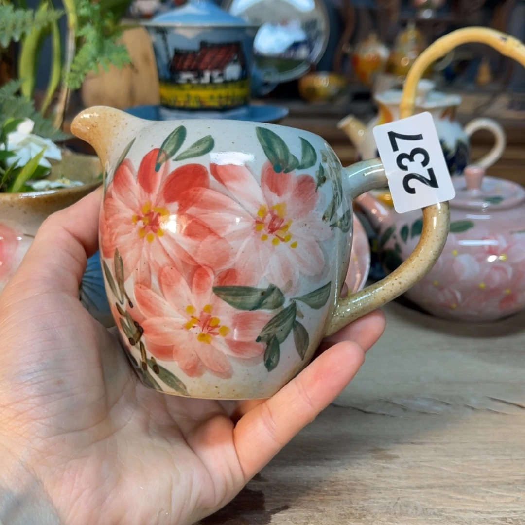 杯素浅陶瓷手工手绘