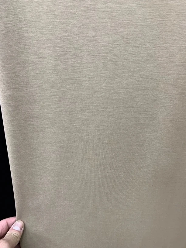 香槟色 高捻雾感铜氨丝布料