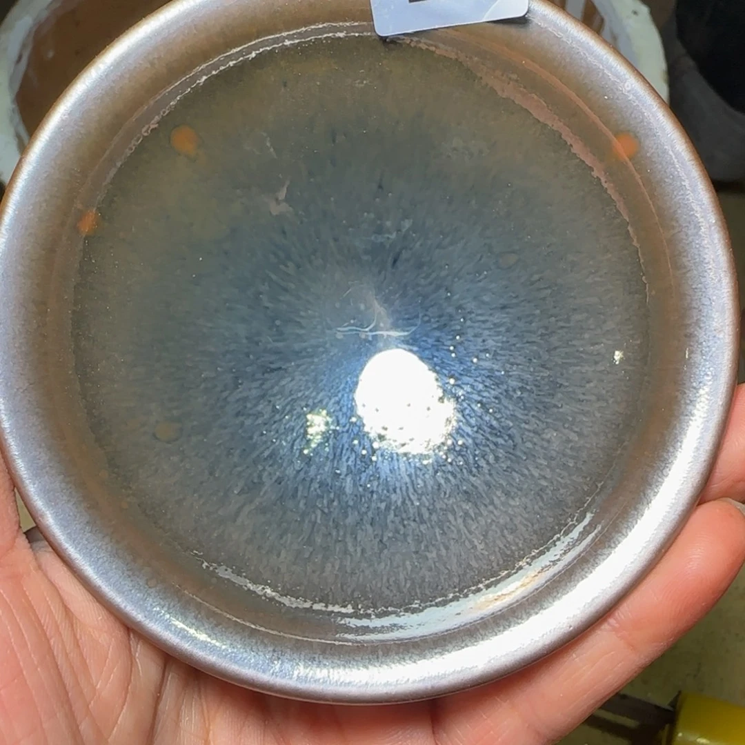 柴烧建盏茶盏茶杯296