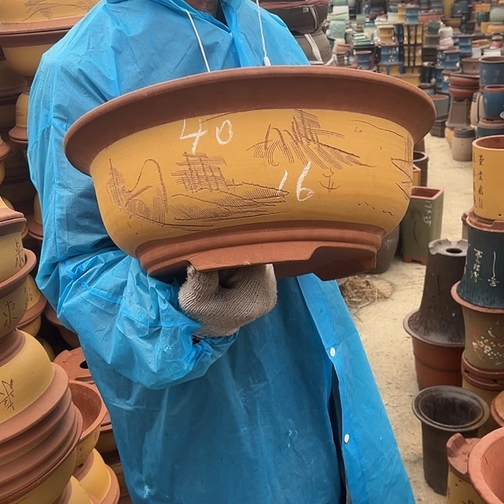 紫砂紫砂花盆也在