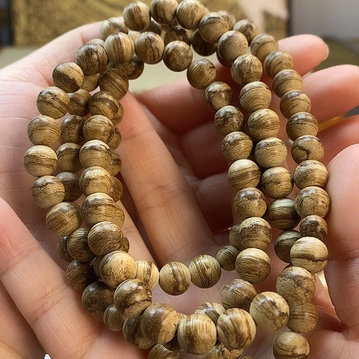 心***魂沉香手串天然野达拉干0.8 86