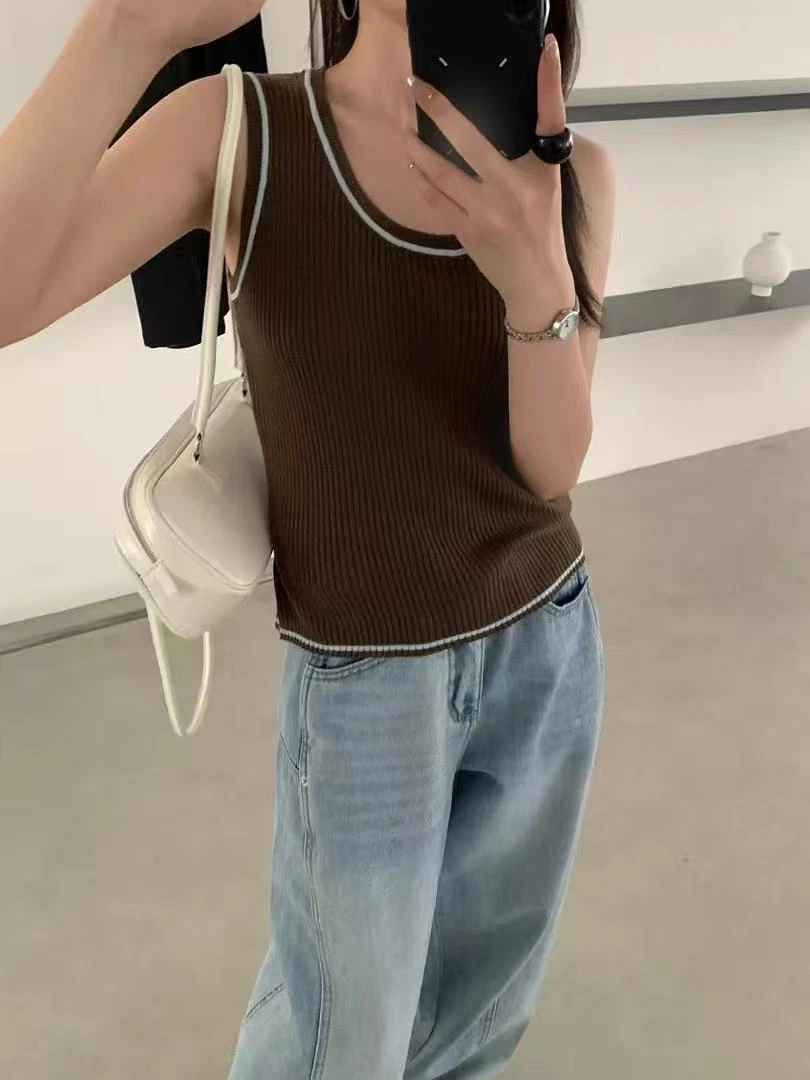 Q拾光家女装背心5074