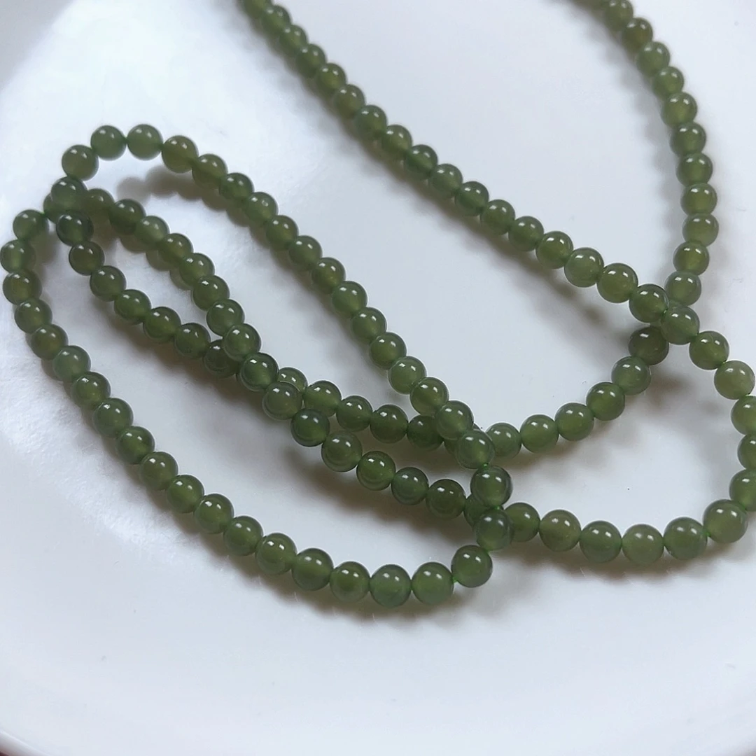 和田玉未镶嵌手链卡 4 冰湖水绿