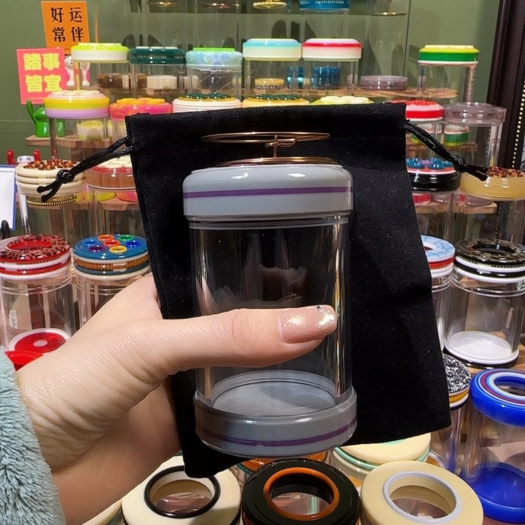 用***4瑕疵款灰紫色60蝈蝈罐子