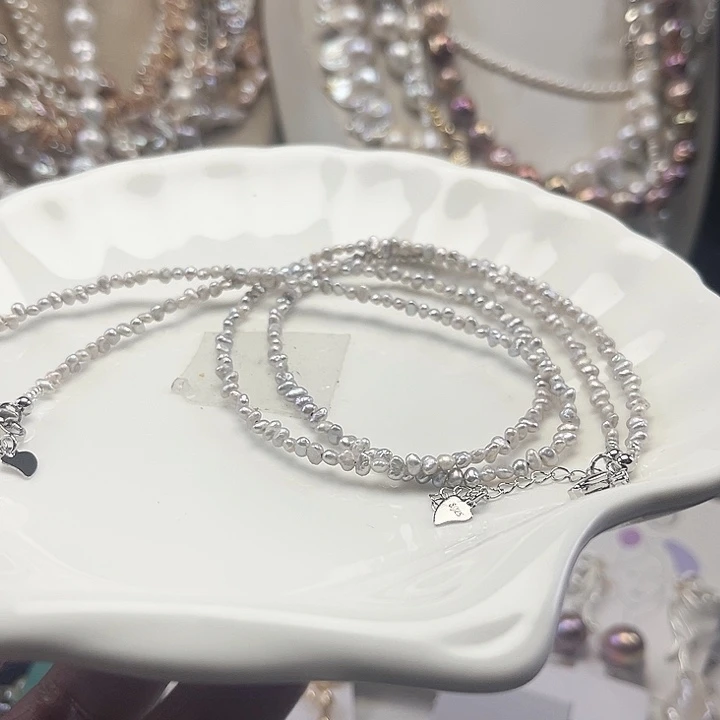 淡水珍珠项链未镶嵌【纯恬】多样性发货发一