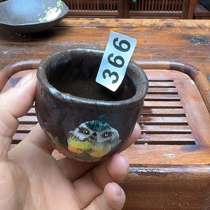 纯手工制作粗陶茶具