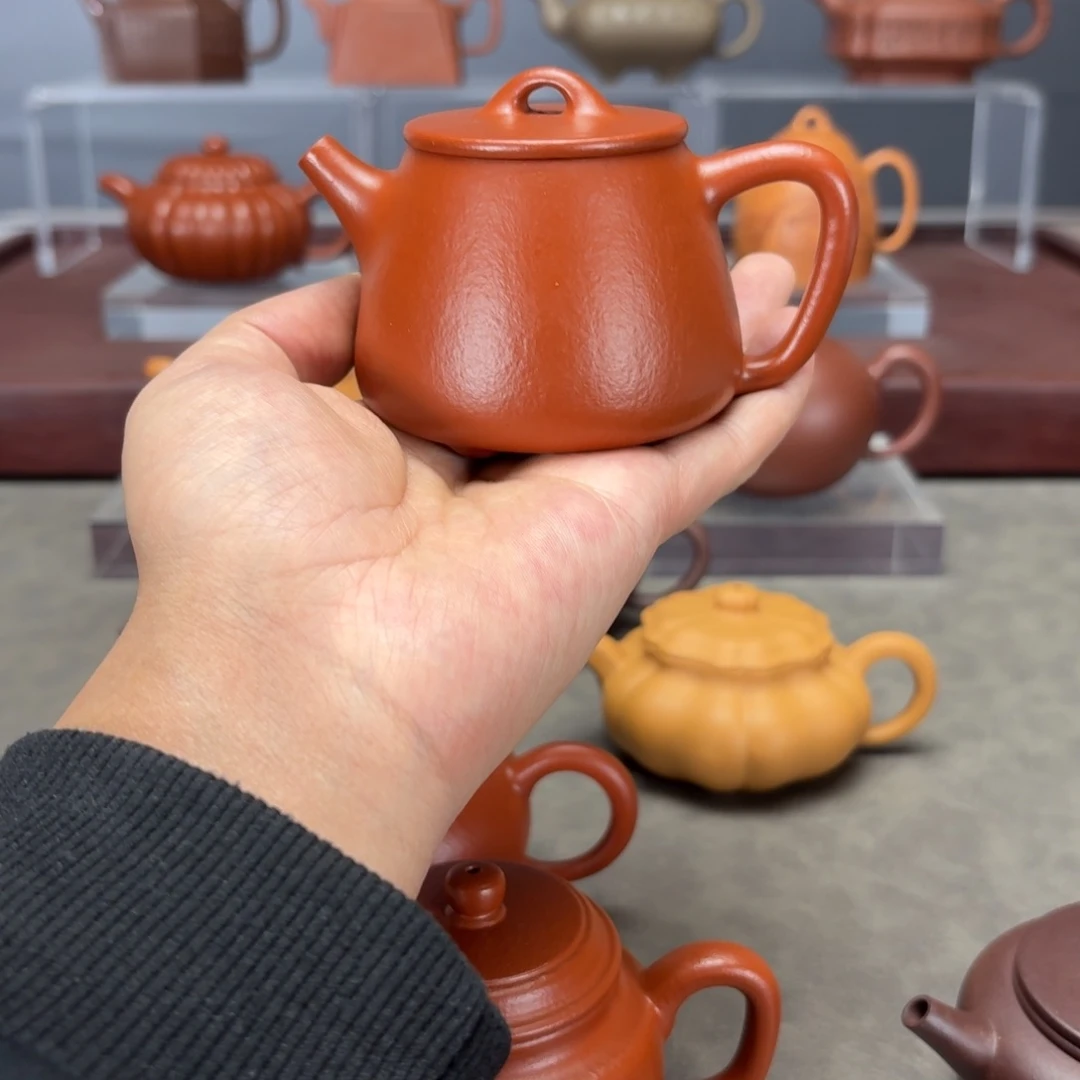 茶壶紫砂高石瓢160CC朱泥