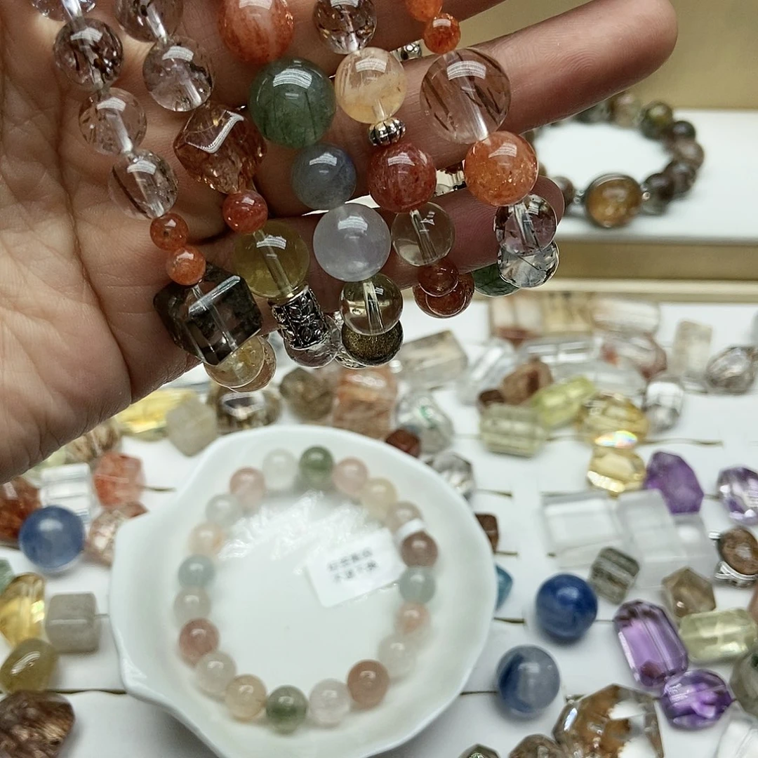 水晶手串未镶嵌帆****g打包2