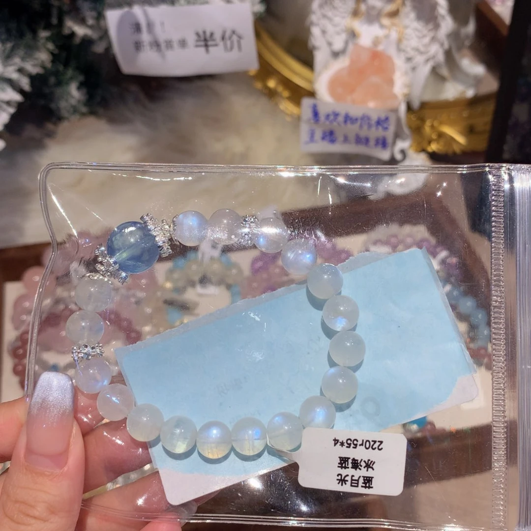 水晶手串未镶嵌?***F6号