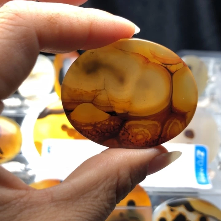 合金玛瑙/玉髓珠宝奇石78有瑕