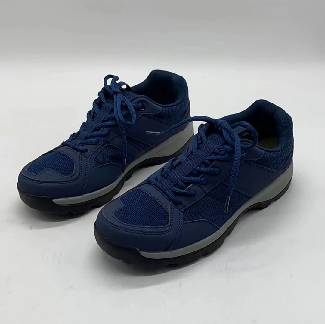 夏季蓝色机务地勤鞋轻便耐磨户外训练工作鞋春秋款