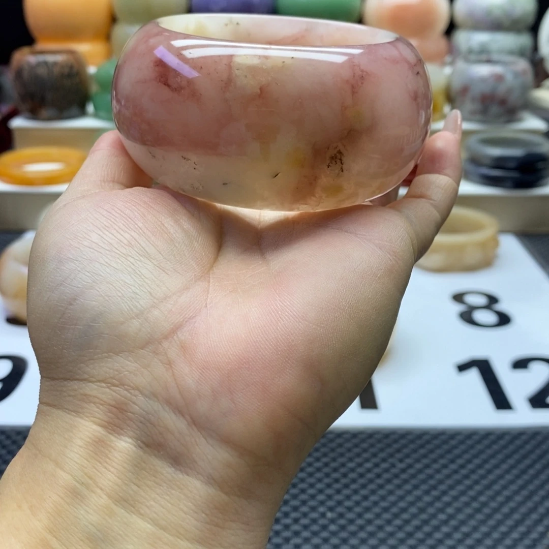 鑫***天石英质玉未镶嵌手镯