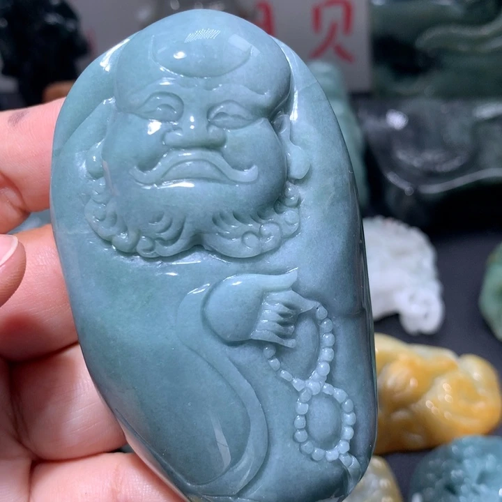 翡翠未镶嵌颈饰保真天然A货翡翠