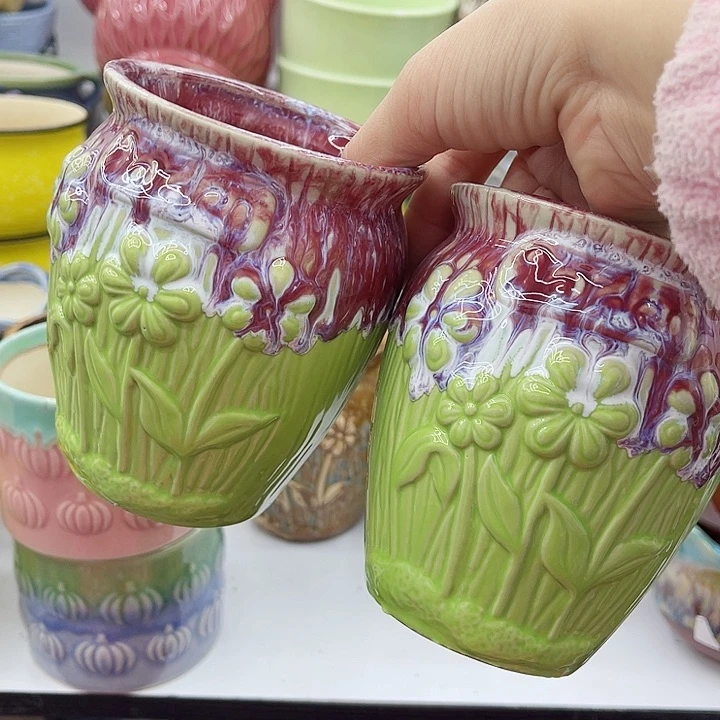 多肉绿植陶瓷花盆
