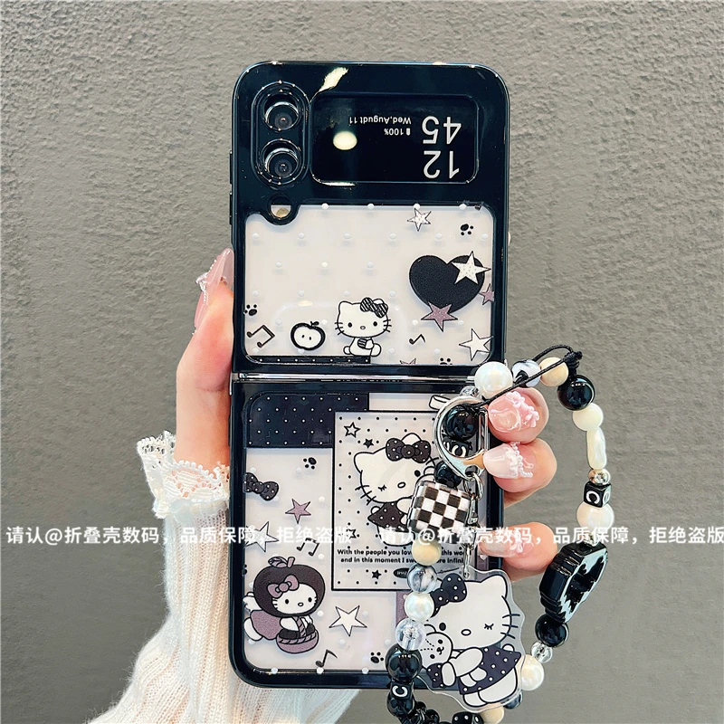 （三星zflip4系列)折叠奶油壳适用三星zflip4/三星zflip3手机壳潮