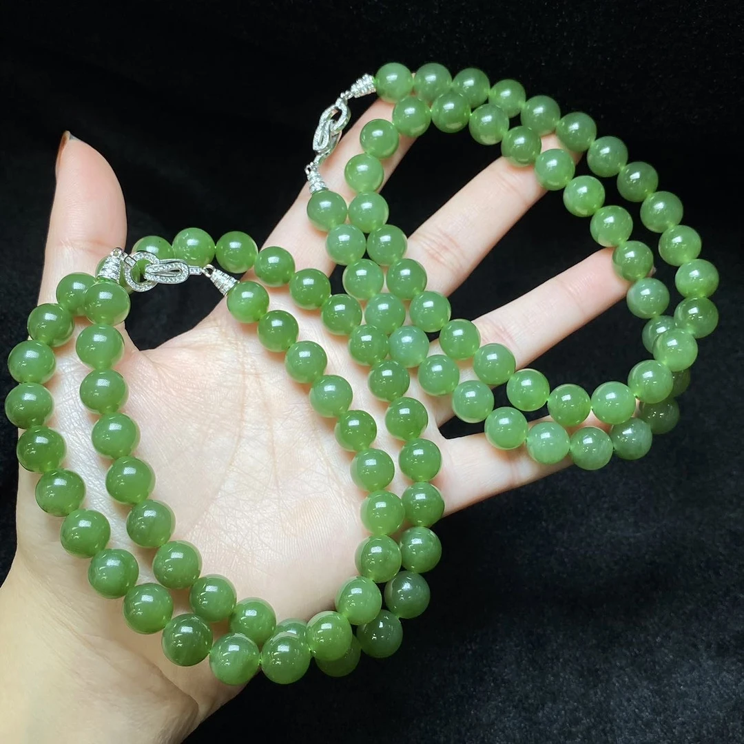 【云上叙】7 V19253-和田玉项链-多样性发一件-9mm（东哥）