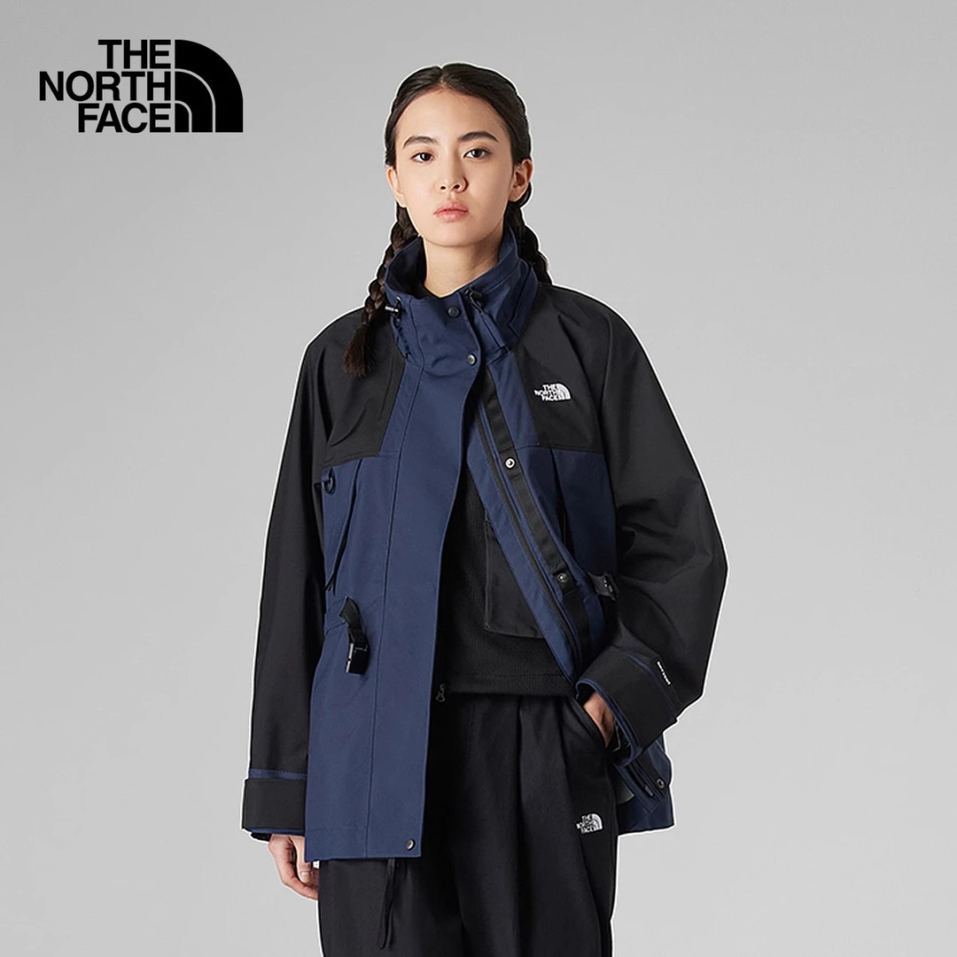 北面UE女冲锋衣A字廓形宽松硬壳外套防水户外TheNorthFace|8CJ0