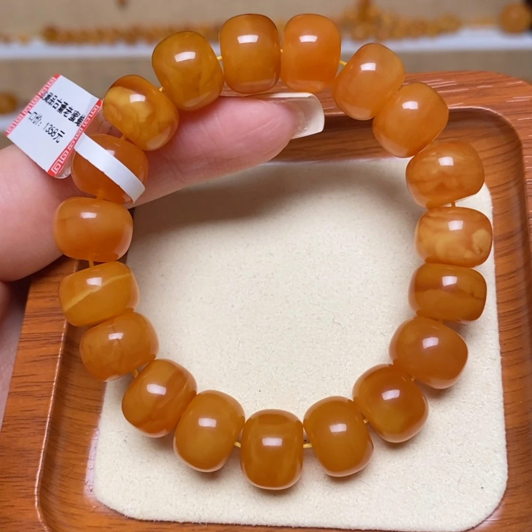 【闪购商品】未镶嵌蜜蜡手链手串