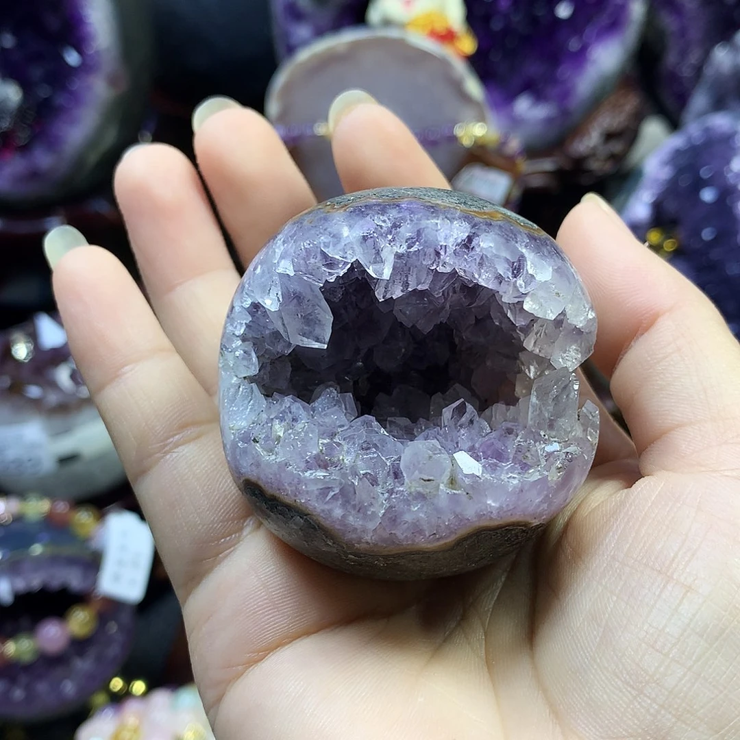 未镶嵌紫晶大型摆件（非配饰）莹