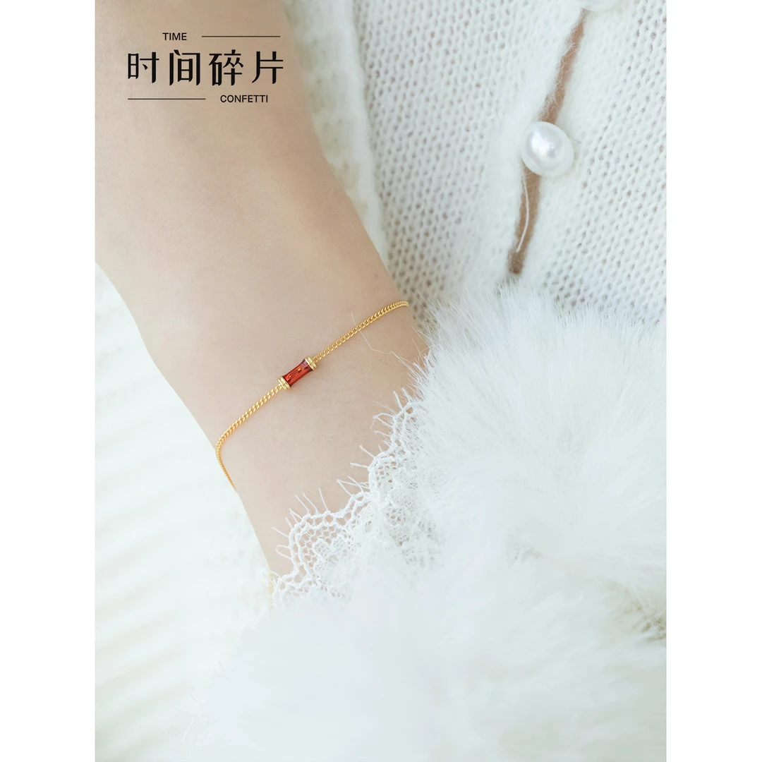 铜合金手链 【孙二娘】手工复古气质简约轻奢法式手链TC 10028