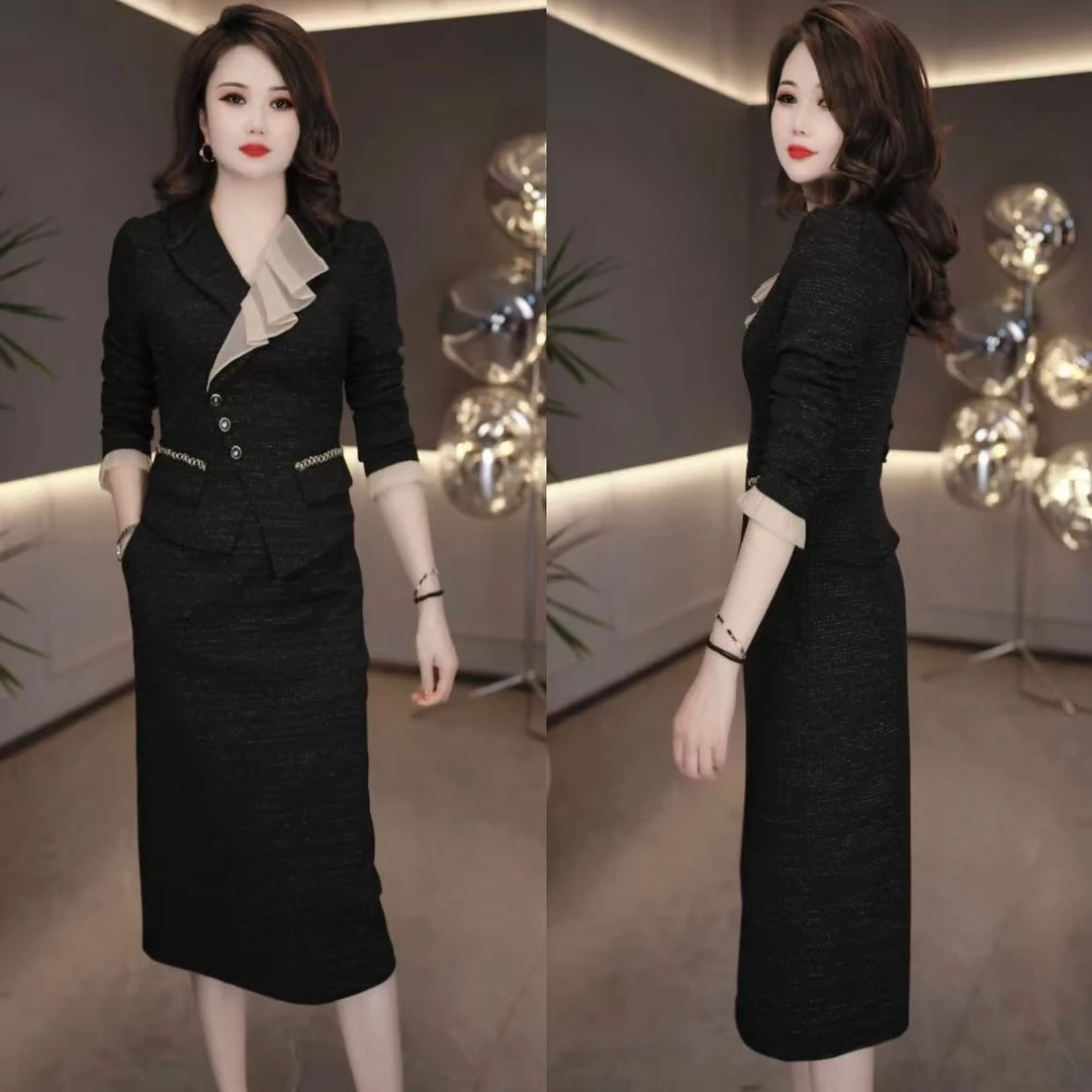 【连衣裙】秋季新款气质温柔减龄时尚洋气优雅轻奢显瘦百搭连衣裙