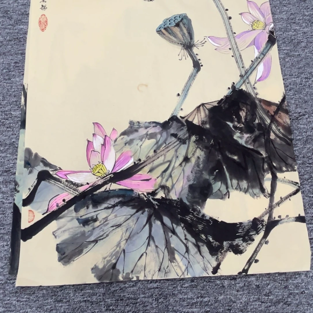 肥***思国画绘画作品多次参加全国美展